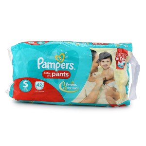 Pampers Pants Diapers (4-8 Kg) S-42 Pieces