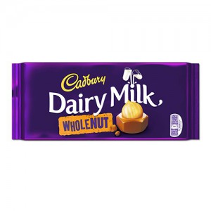 CADBURY DAIRY MILK WHOLE NUT 137 GM
