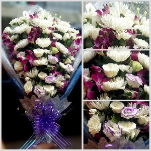 Orchid Mixed Flower Bouquet
