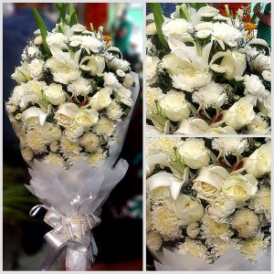 WHITE MIXED FLOWER