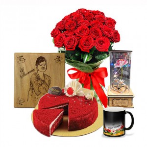 Valentine Combo with Wood Art