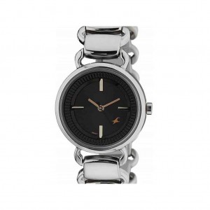 Fastrack Analog Black Dial Women’s Watch -NK6117SM01