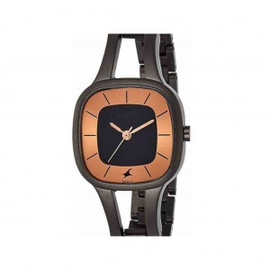 Fastrack Analog Rose Gold Dial Women’s Watch-NK6147NM01