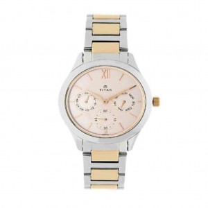 Titan Analog Rose Gold Dial Women’s Watch-2570KM01