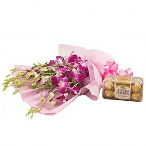 Orchid & Ferrero Rocher