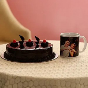 Chocolate Cake With Picture Mug