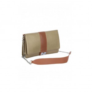 Beige Leather Bag