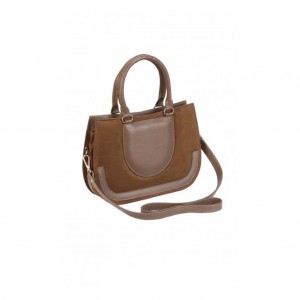 Brown Velvet Bag