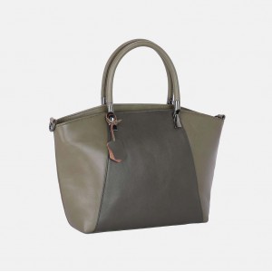 Sage Green Leather Bag
