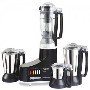 Panasonic AC MX-AC400 1000Watt Super Mixer Grinder with 4 Jars (Black)