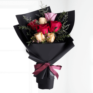 Mixed Color Thai Rose Bouquet