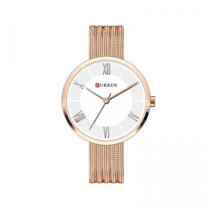 CURREN Rose Gold White Dial Women’s Watch