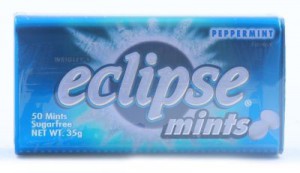 ECLIPSE MINTS PEPPERMINT GUM 35 GM