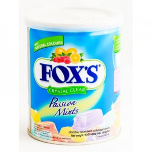 FOX PASSION MINTS CANDY 180 GM (TIN)