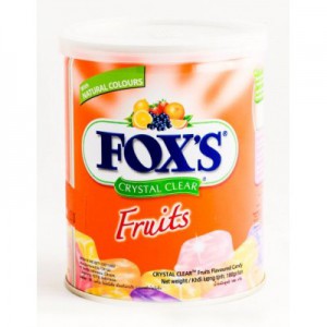 FOXS FRUITS CANDY TIN 180 GM