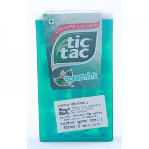 TIC TAC SPEARMINT GUM 13GM 2 PACKETS