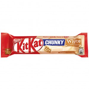 Kitkat Chunky White Chocolate 40 GM  1 Order=4 Pices