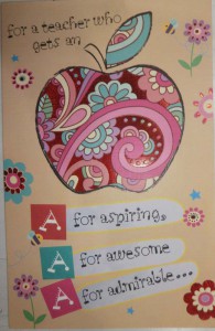 For A Teacher