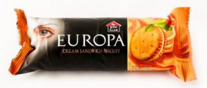 Pran Europa C Sandwich Biscuit Orange