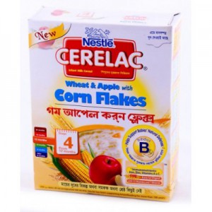 Nestle Cerelac Wheat Apple Corn Fla
