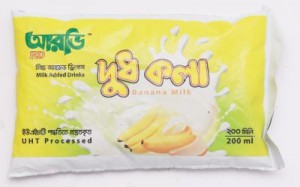 Rd Uht Milk Banana - 200 Ml