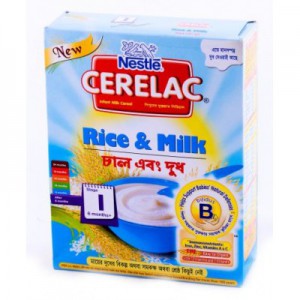 Nestle Cerelac Rice & Milk Box