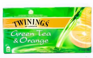 TWININGS GREEN & ORANGE TEA