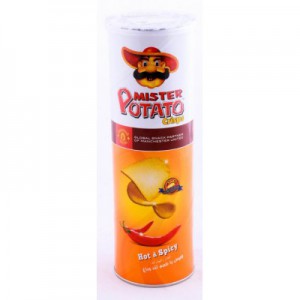 MISTER POTATO CRISPS HOT & SPICY