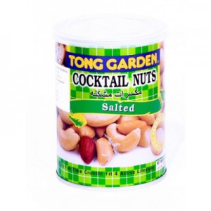 TONG GARDEN SALTED COCKTAIL NUTS CAN