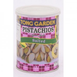 TONG GARDEN SALTED PISTACHIOS CAN