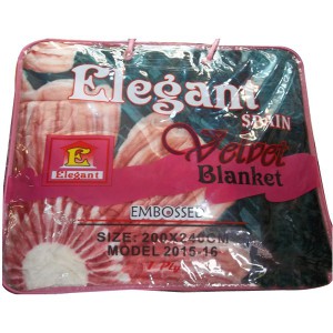 Elegant velvet blanket
