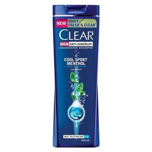 Clear Shampoo Men Cool Sport Menthol Anti Dandruff