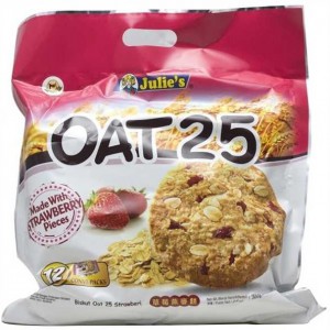 Julie's Oat 25 Strawberry Biscuit