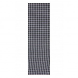 Charcoal Grey Check Cotton Lungi