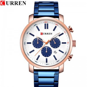 Curren Watches Calendar Watch Men Luxury Stainless Steel