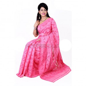 Soft Moslin Jamdani Saree