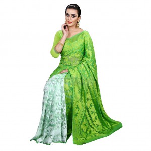 Soft Moslin Jamdani Saree