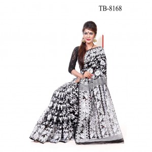 Soft Moslin Jamdani Saree