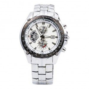 Fashion Mens Watches With Stainless Steel Top Brand Luxury Sport Chronograph Quartz Watch Men