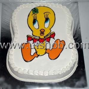 Tweety design cake - Tweety design cake : Chocolate