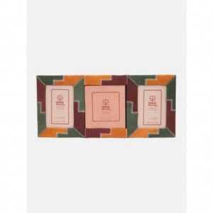 Multicolour Suede Leather Photo Frame