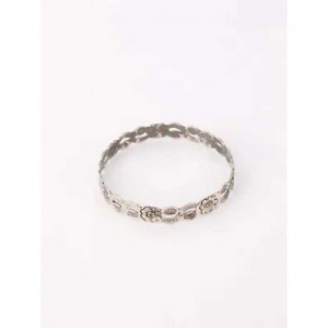 Oxidized Silver Bangle