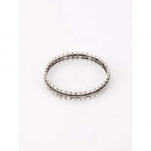 Oxidized Silver Bangle