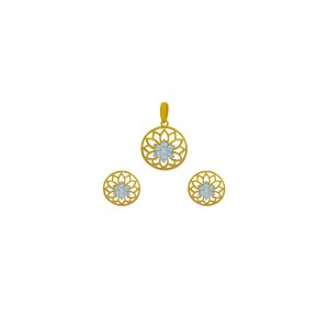 Diamond Pendant Set