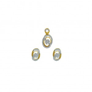 Diamond Pendant Set