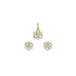 Diamond Pendant Set