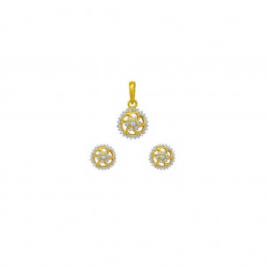 Diamond Pendant Set