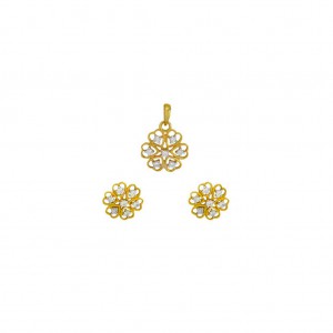 Diamond Pendant Set