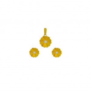 Diamond Pendant Set