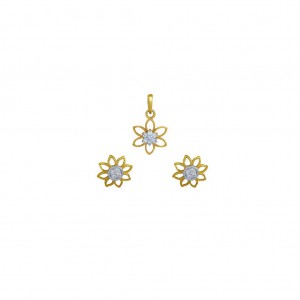 Diamond Pendant Set